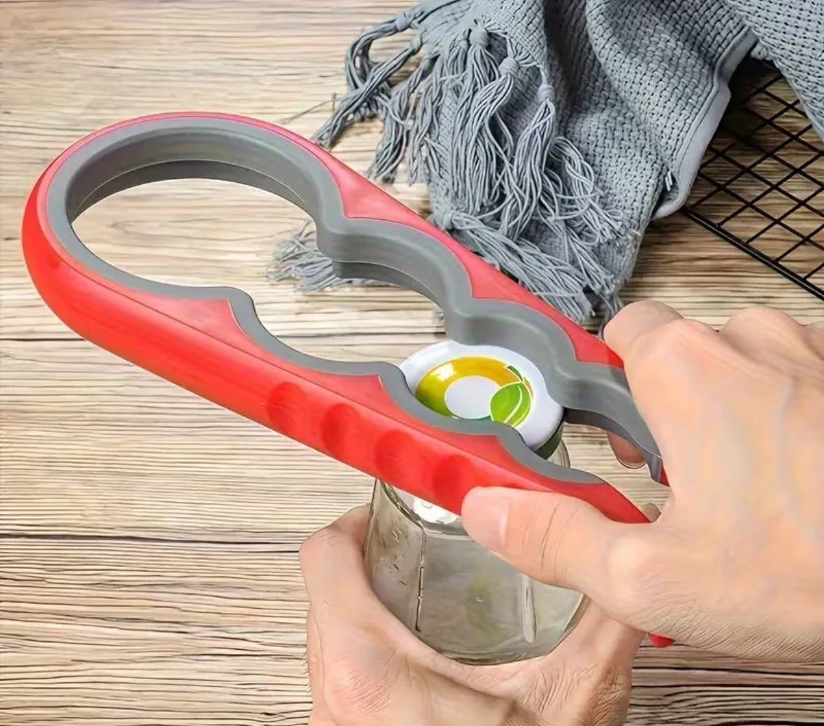 Easy grip jar opener